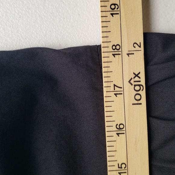 J. Crew Tiered Midi Dress 4 Black Sleeveless Ruffle Pockets Minimalist Classic - Picture 12 of 15